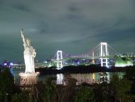 Desktop Wallpapers » Natural Backgrounds » Rainbow Bridge, Tokyo, Japan ...