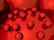 Chromatic Bubbles Red