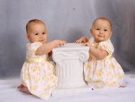 Cute Twins Baby Girls
