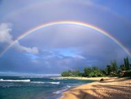 Double Rainbow over Kauai, Hawaii