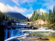 Elbow River and Falls, Kananaskis Country, Alberta, Canada