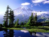 Hidden Lake in Mount Rainier National Park, Washington