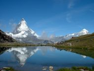 Matterhorn, Stellisee, Valais, Switzerland