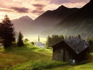 Misty Mountain Village, Tyrol, Austria