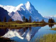 Monch and Eiger, Grosse Scheidegg, Switzerland