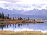 Mount Tundra and Wonder Lake, Denali National Park, Alaska