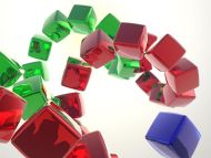 Red and Green Cubes