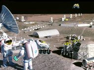Space Fiction Lunar Mining